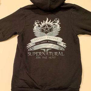 NWT WOMEN’S SUPERNATURAL BLACK HOODIE.